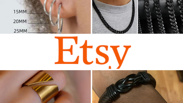 Gleaming Up Your Look: 7 Stainless Steel Jewelry Picks For Men and Women On Etsy